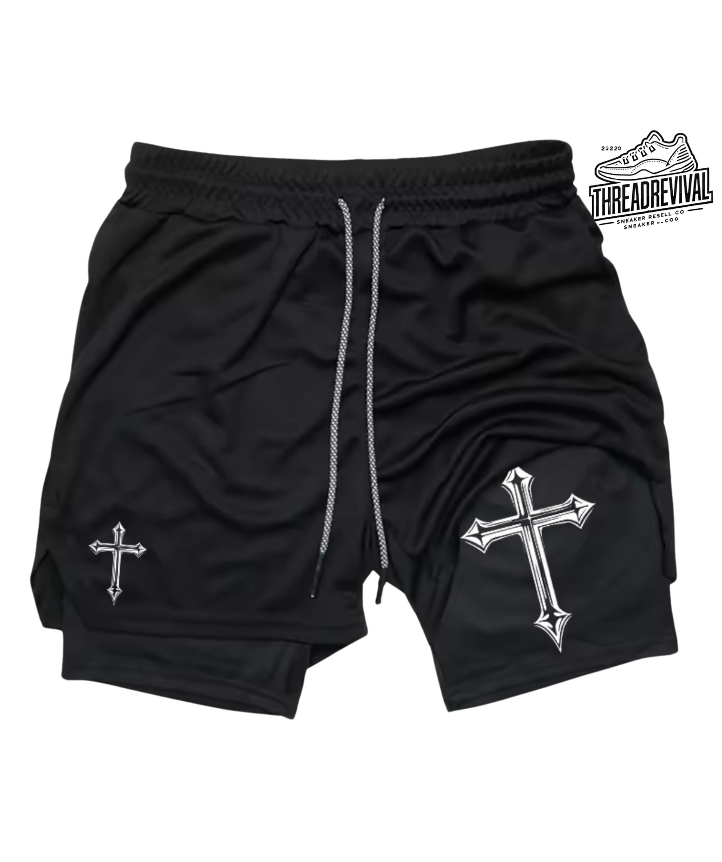 Shorts with compression liner