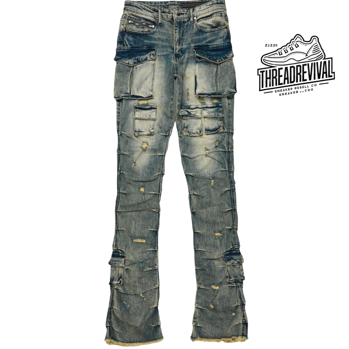 Stacked Flared Jeans