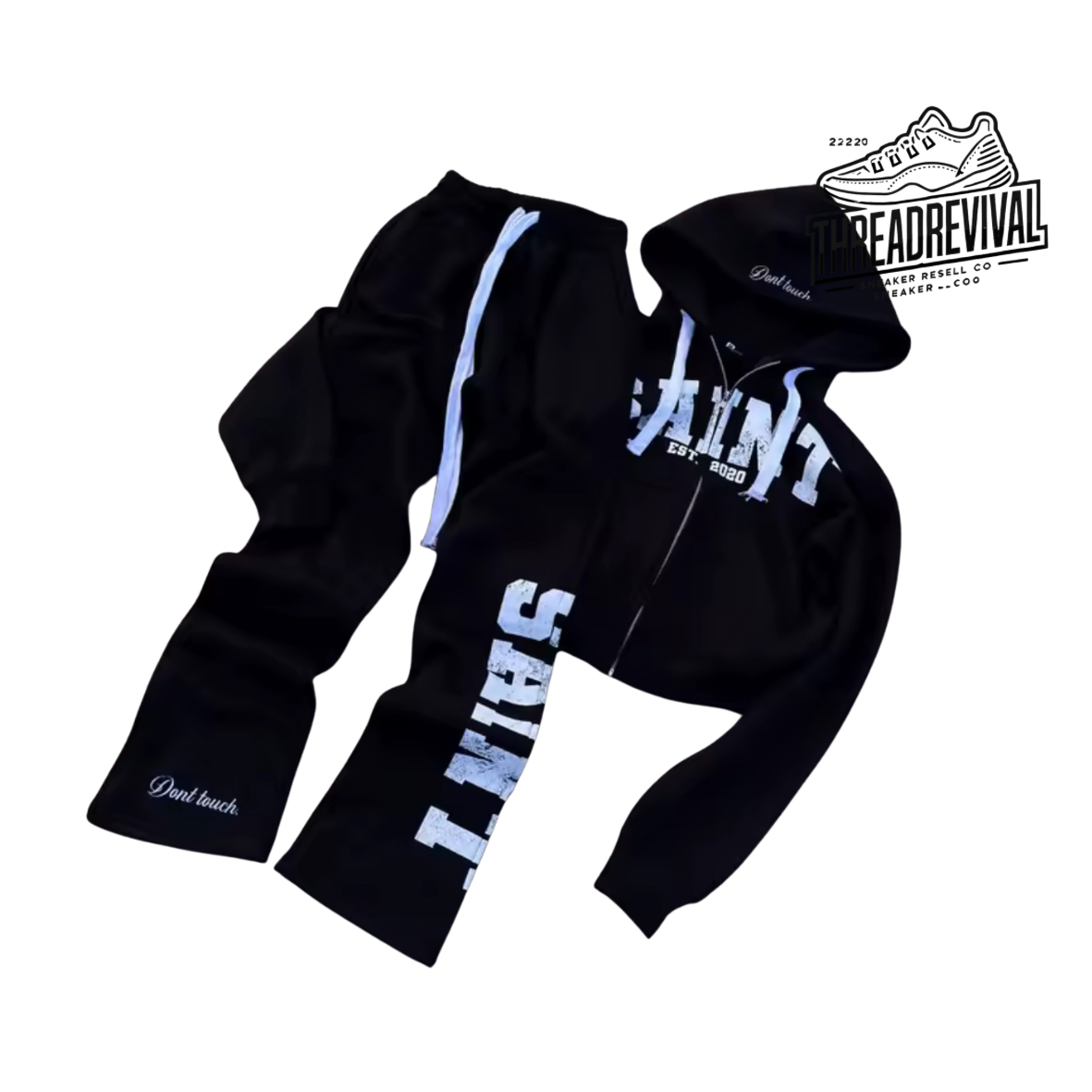 Saint Hoodie And Stacked Sweats