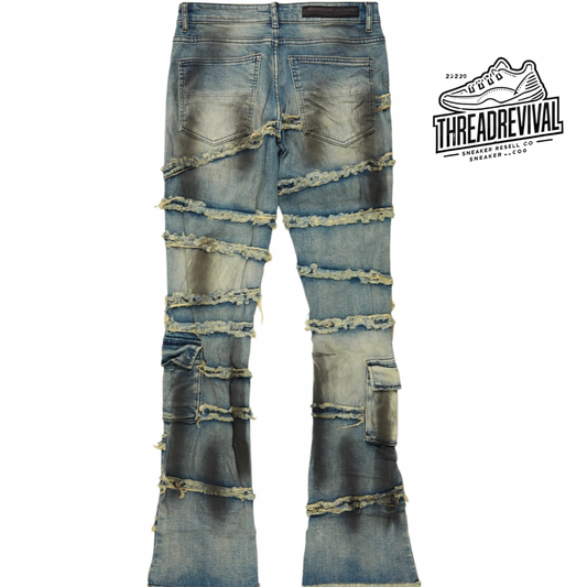 Stacked Cargo Jeans