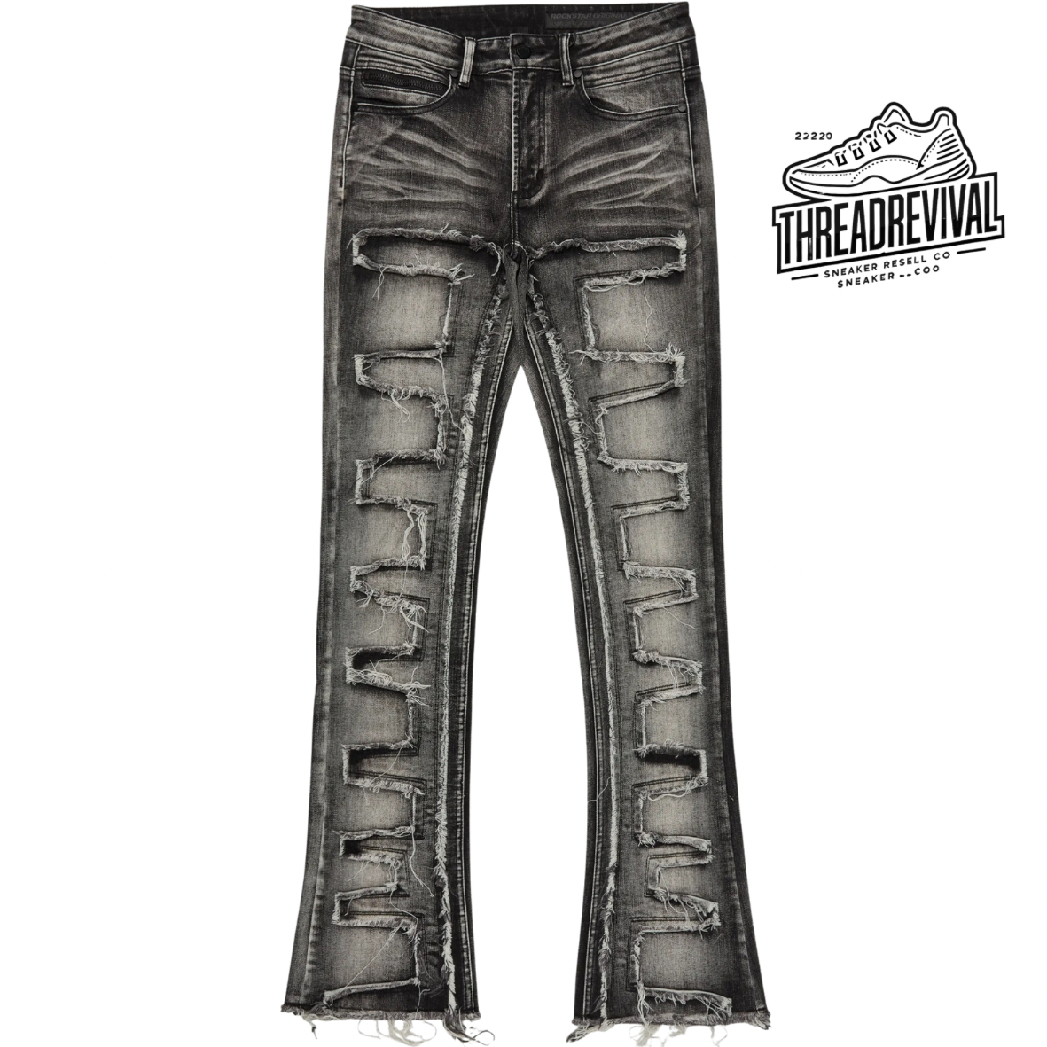 Fitted Stacked Jeans