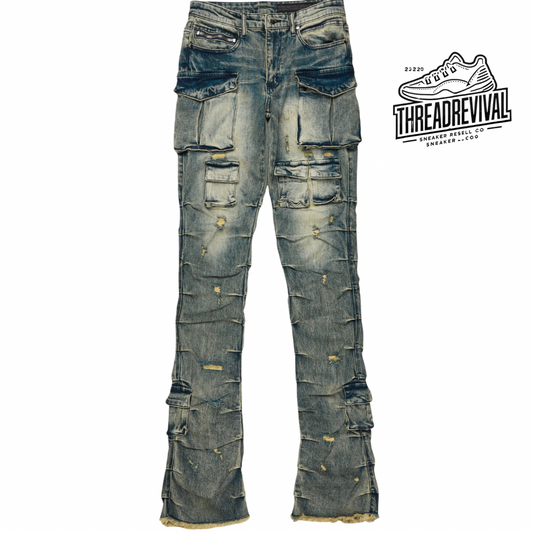 Stacked Flared Jeans