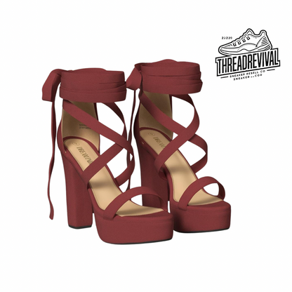 Gladiator Style Opened Toe Pumps